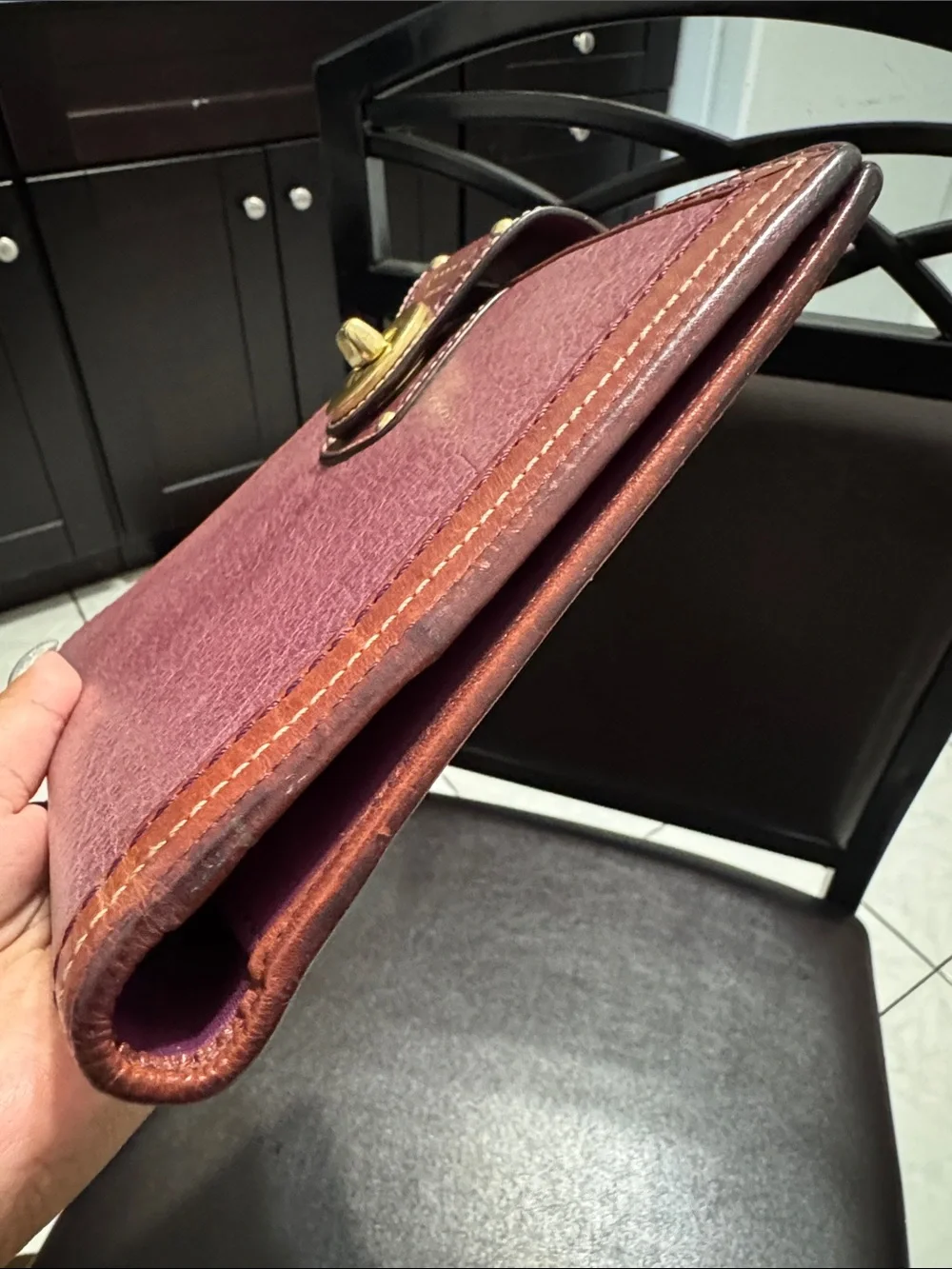 Coach Legacy leather turnlock